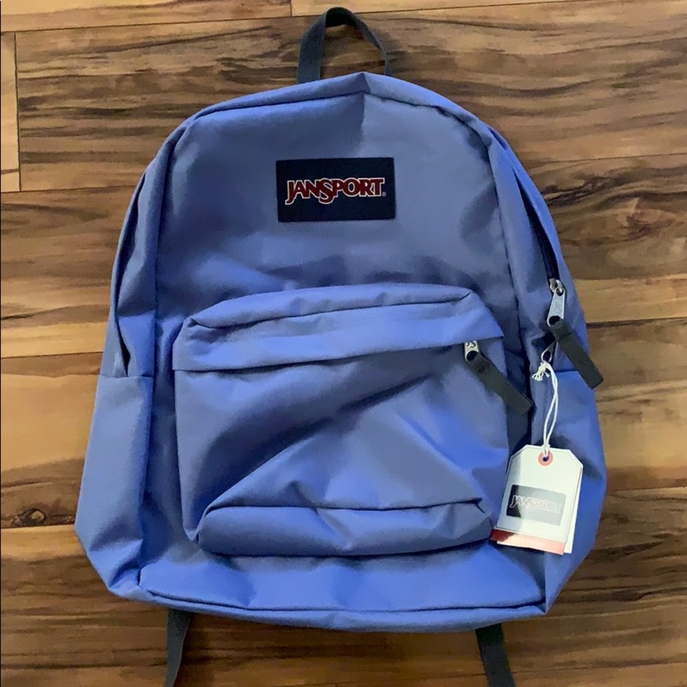 New!! JanSport Superbreak Bleached Denim backpack